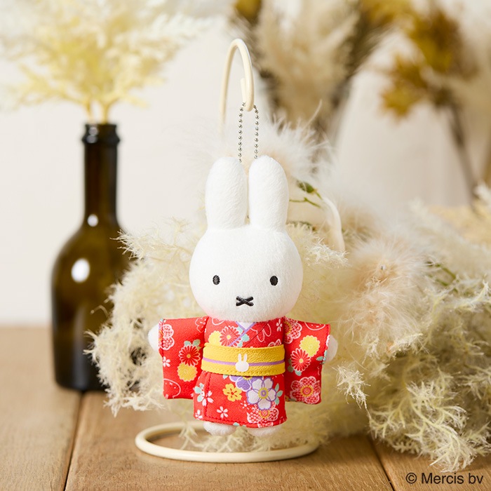 ジャパネスクミッフィー 着物マスコットキーチェーン|【ぬいぐるみの