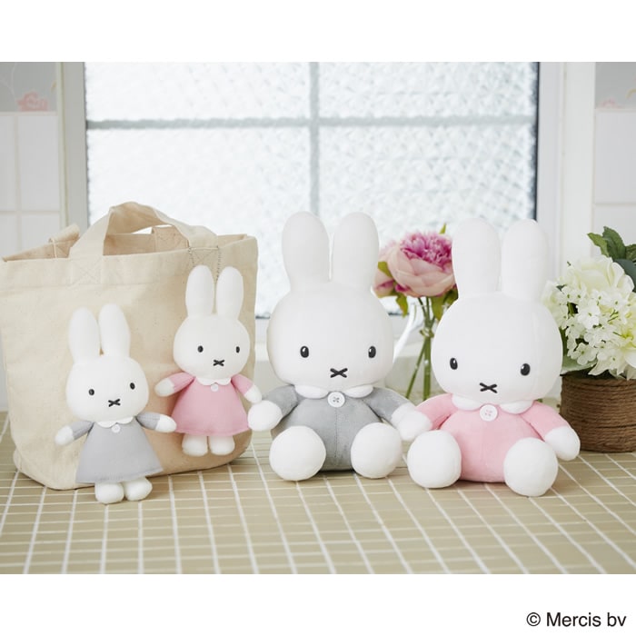 当店オリジナル】 ミッフィー マスコットキーチェーン グレー