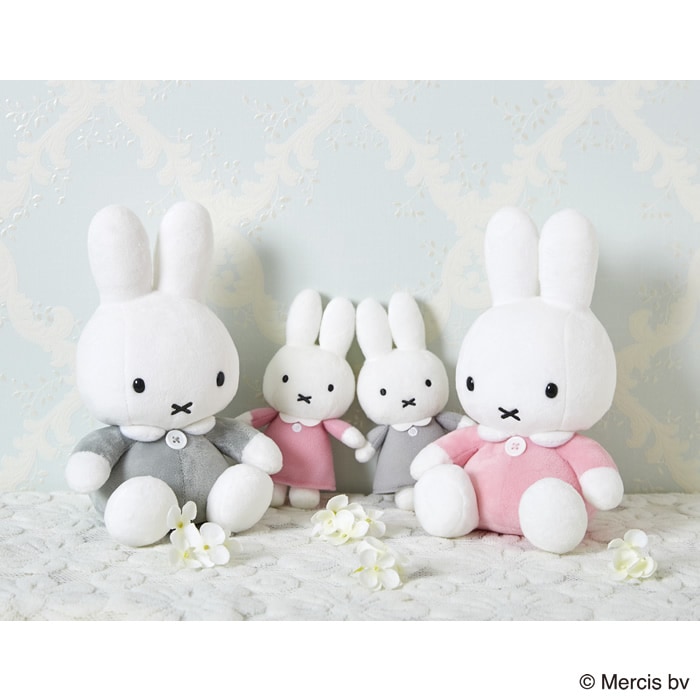 当店オリジナル】 ミッフィー マスコットキーチェーン グレー