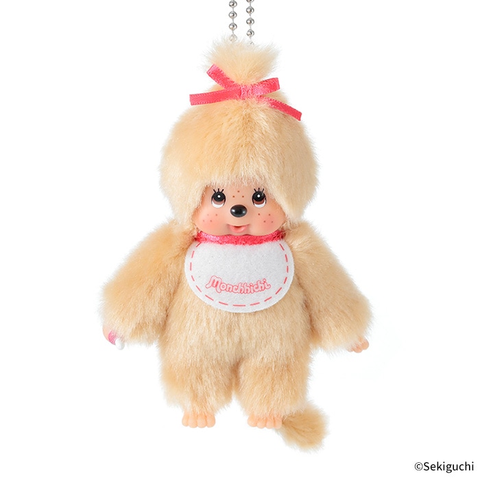 予約】 【OS限定】 モンチッチ キーチェーン ミニ ベージュ 女の子