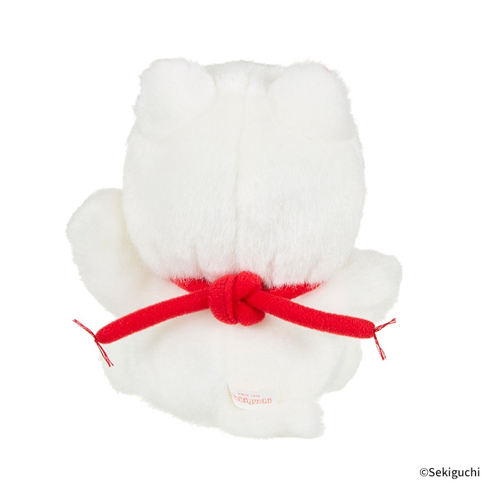 招き猫モンチッチ Sサイズ ホワイト|【ぬいぐるみのセキグチ】メーカー