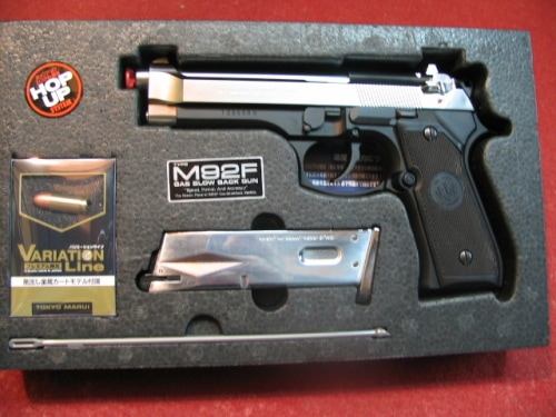 東京マルイ M92Fスライドシルバー エアーガン ガスガン サバゲー