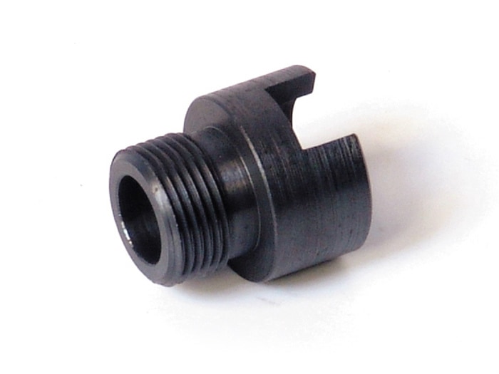 KM企画・電動MP5Kハイサイクルカスタム用 サイレンサーアダプター 14mm