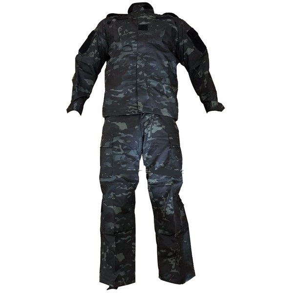 マルチカムブラック戦闘服上下セット MC BK-BDU サバゲー | BDU