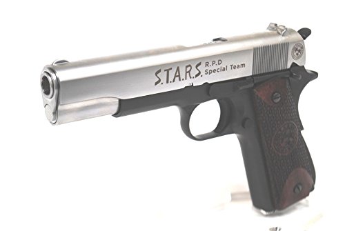 マルイ・M1911A1 ガバメント対応 メタルスライド一式&ウッドグリップ