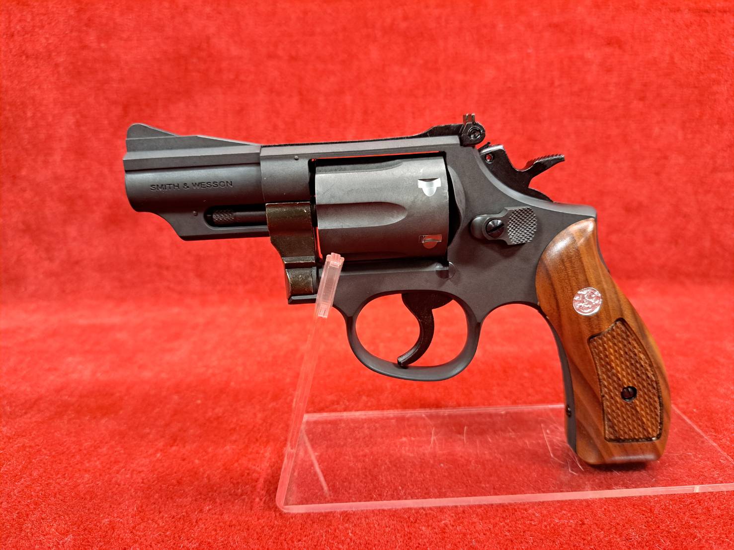 HWS 完成品 発火型モデルガン M19 2.5インチ HW ナチュラル 木製