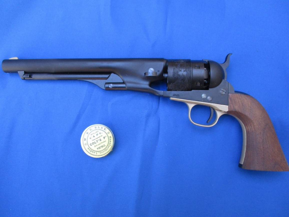 店内全品5％OFFクーポン】CAW 発火型モデルガン COLT M1860 Army 8inch