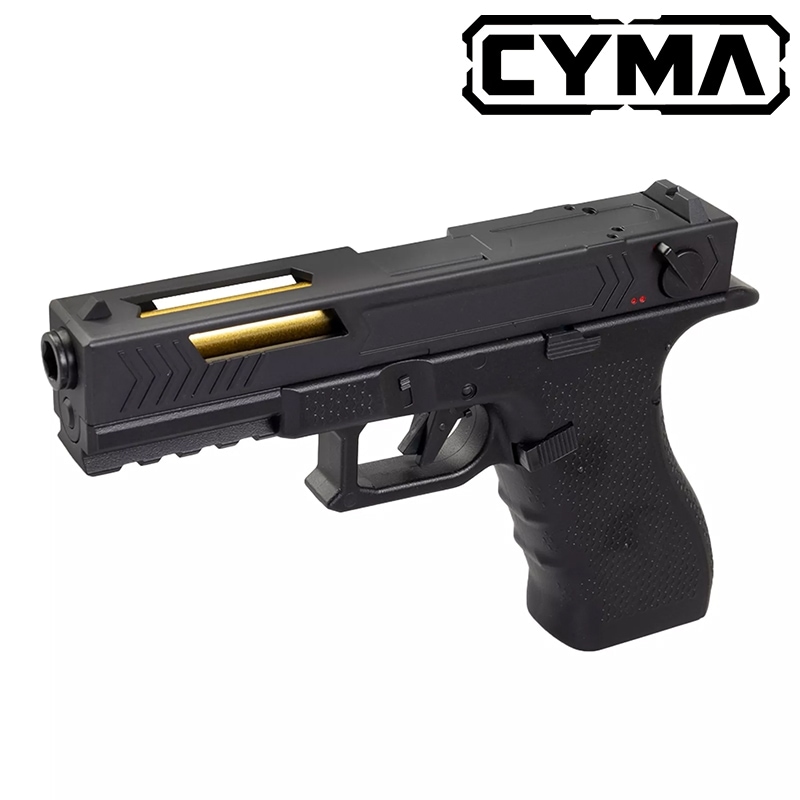 CYMA Glock S-Style MOSFET 電動ハンドガン BK グロック18 G18C | 電動