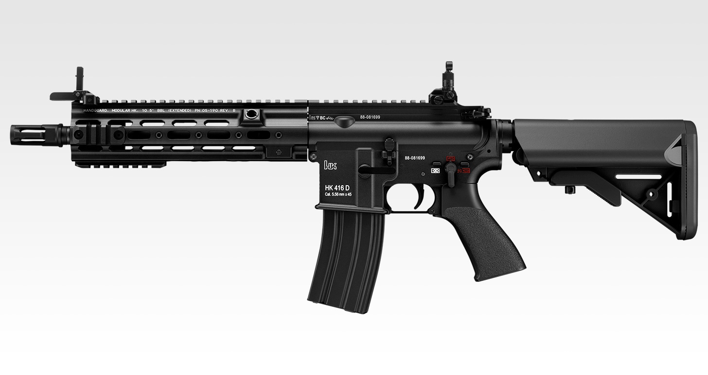 東京マルイ: 次世代電動ガン本体 HK416 デルタカスタム BK | 国内