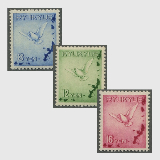 ☆沖縄切手FDC☆希少☆第二次普通切手6種貼 ☆沖縄切手FDC☆希少