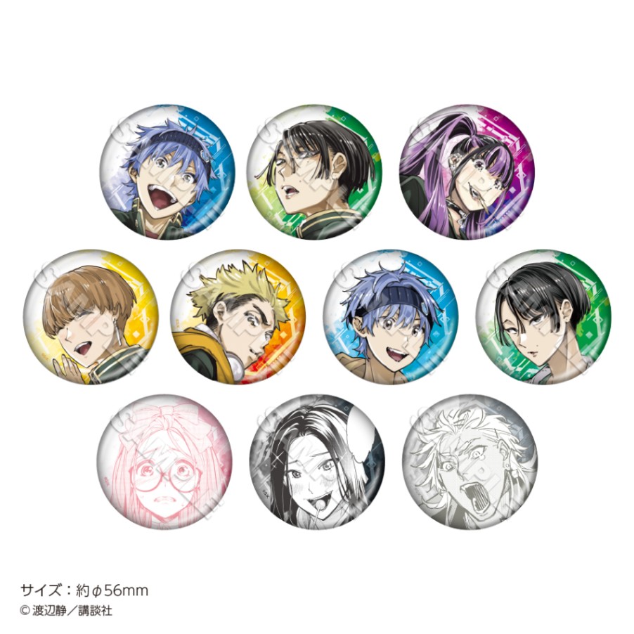 漫画「デッドアカウント」トレーディングホログラム缶バッジ vol.1 BOX