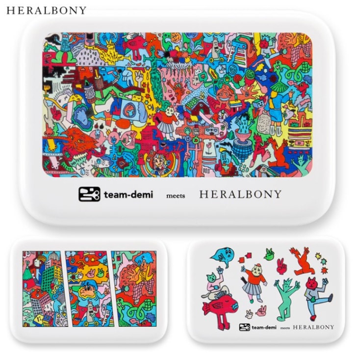 プラス ミニ文具セット 限定 チームデミ×ヘラルボニー コラボ 友達への