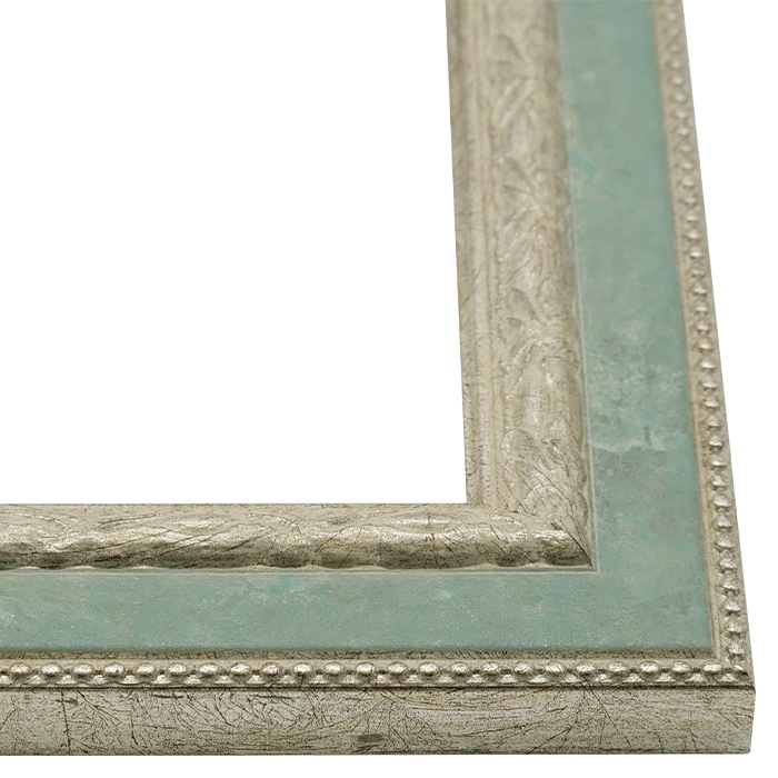 油絵額縁 8234/Sブルー S20号（727×727mm） 前面UVカットアクリル仕様