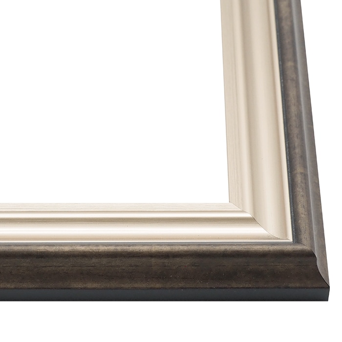 書道額 8156 書道半切1/2（680×350mm） ゴールド/シルバー 前面UV