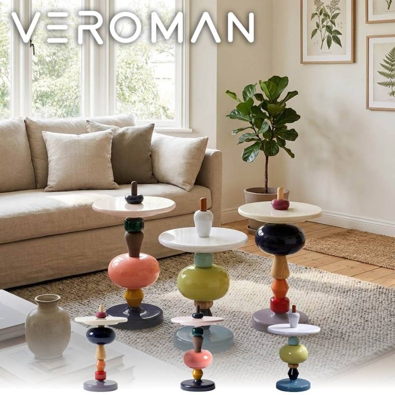 VeroMan サイドテーブル コーヒーテーブル ソファーサイド ベッド