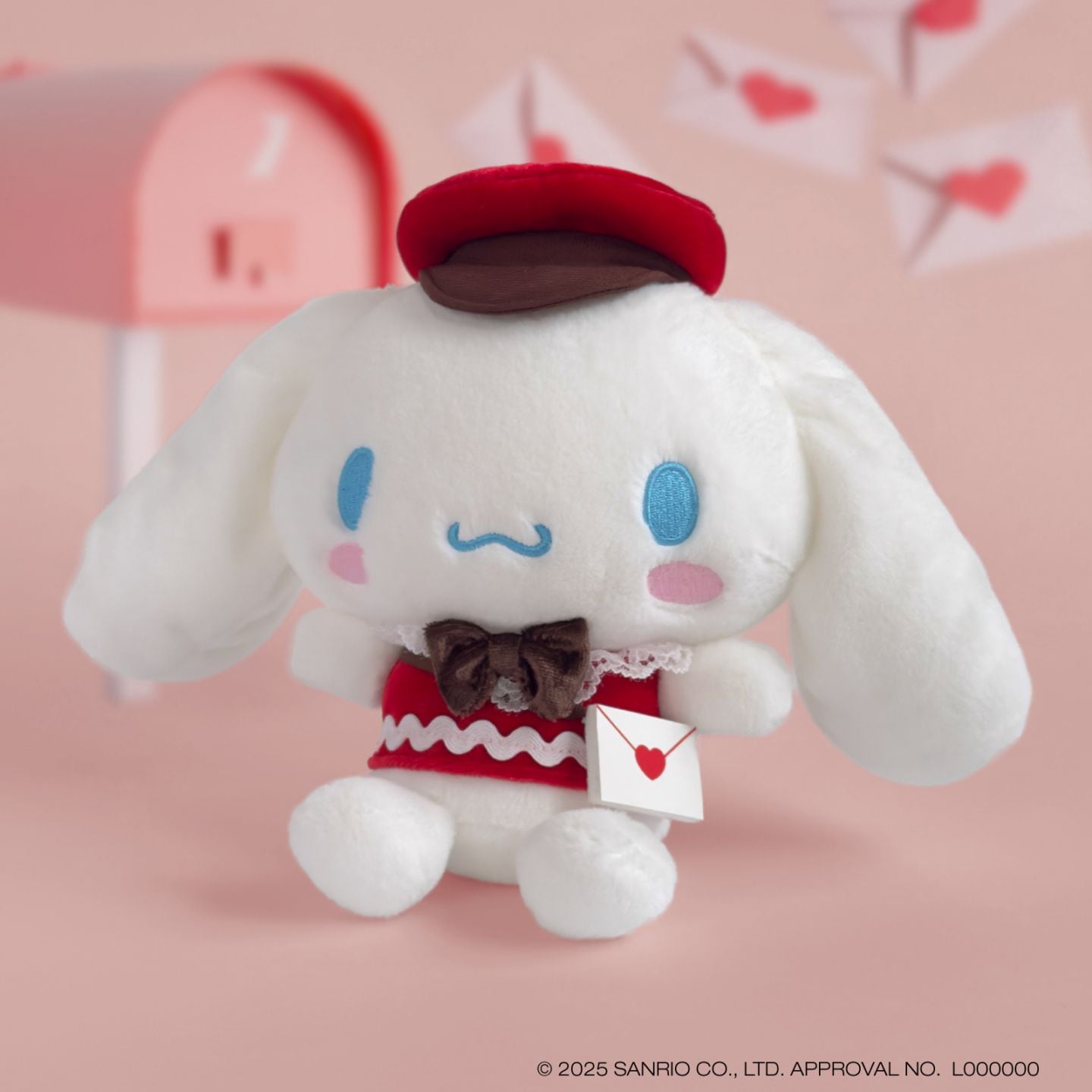 サンリオキャラクターズ ハンギョドン PINK フェイスポシェット