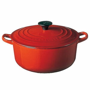 ル・クルーゼ Le Creuset ココット・ロンド 18cm オレンジ 2501の通販