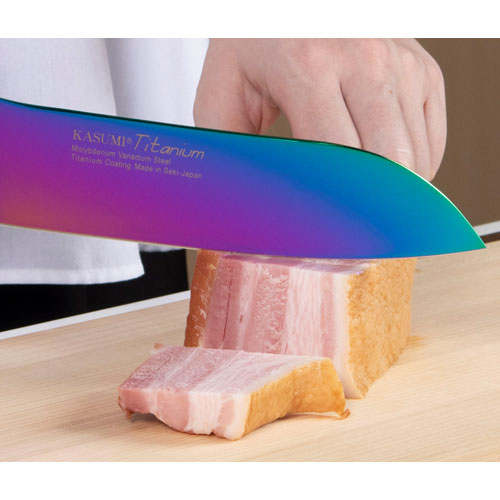 スミカマ KASUMI 霞包丁 チタニウム 三徳包丁 18cm オパールの通販