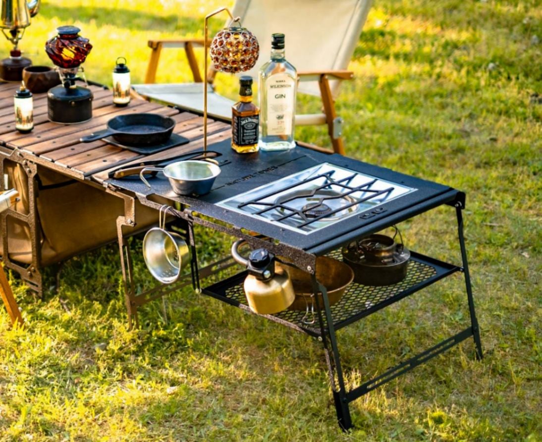 アウトドアテーブル : OUTDOOR TABLE : Nature tones