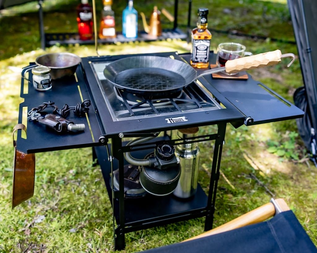 アウトドアテーブル : OUTDOOR TABLE : Nature tones