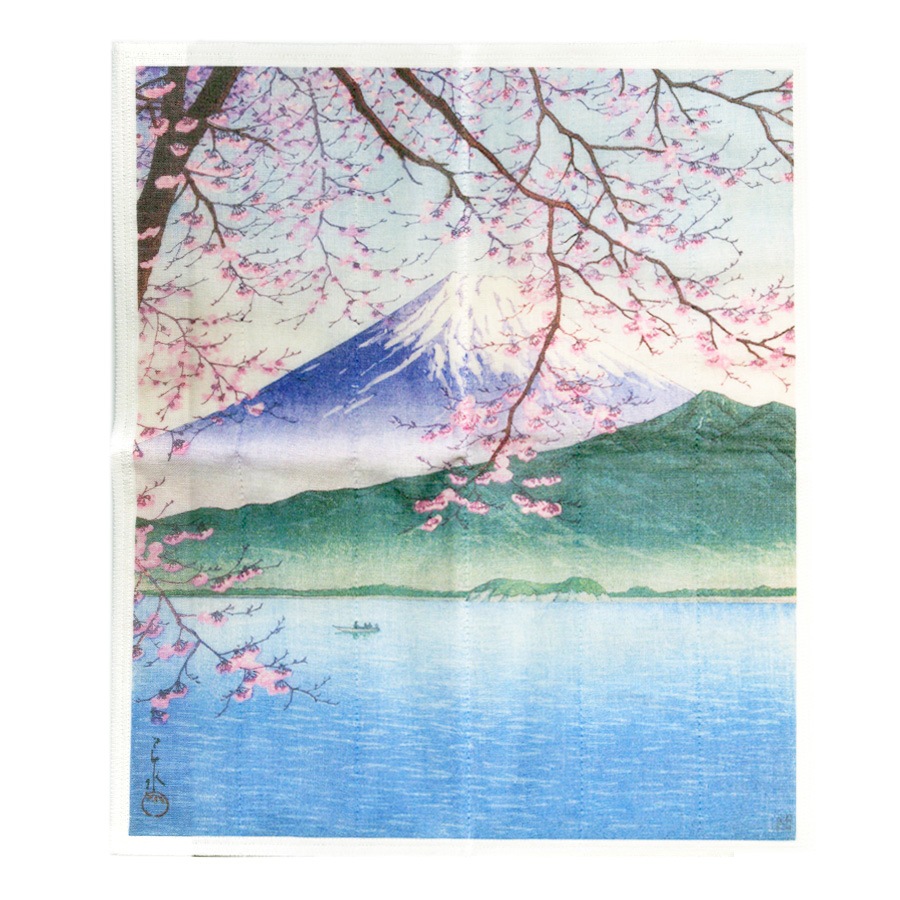 絵便りふきん 西伊豆木負 川瀬巴水 Kisho, Nishiizu kawase hasui