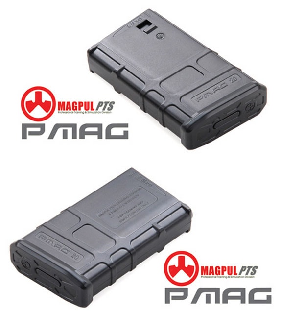 Magpul PTS/SART PMAGマガジン Mid-Cap 20連 BK ブラック 10個パック