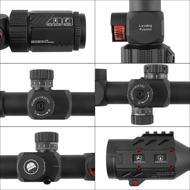 DISCOVERY 4-16×44 SFAI FFPライフルスコープ (アングルインジケーター