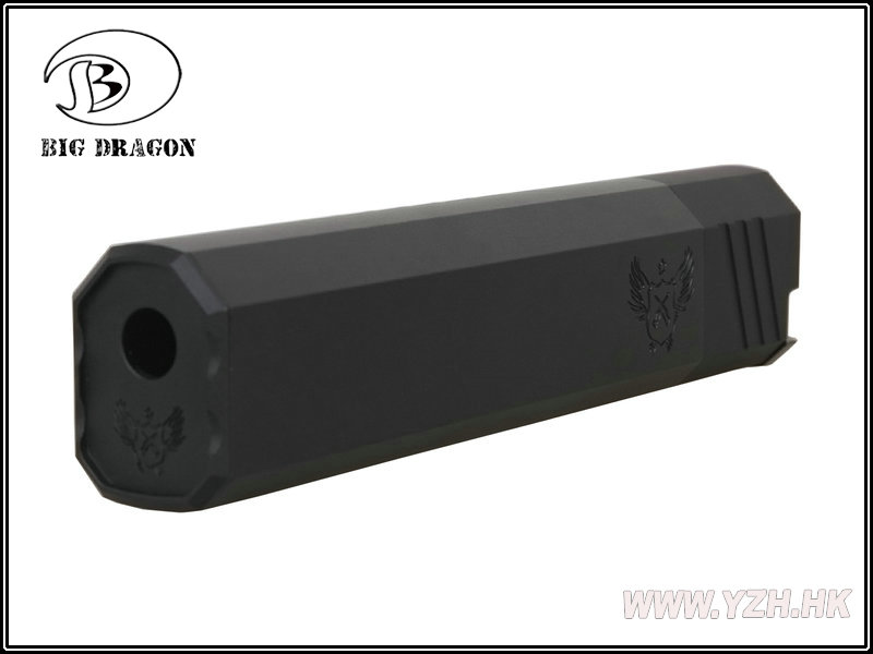 BIGDRAGON SilencerCo Ospreyタイプサプレッサー 7inch BK (14mm逆ネジ