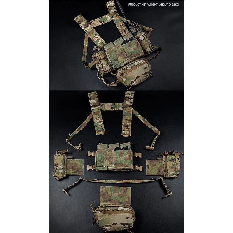 WoSporT Spiritus Systemsタイプ Micro Fight MK4チェストリグ CP
