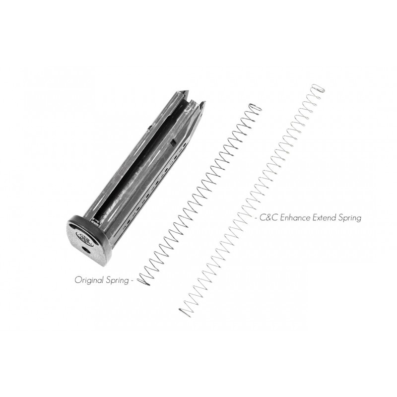 C&C Tac 強化マガジンフォロワースプリング 2pcs (東京マルイM&P9