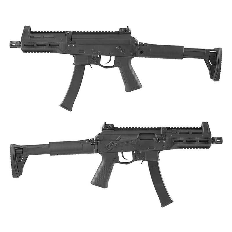 WELL PRO エアガン ガスガン 18歳以上 アサルトライフル PPK-20 BK