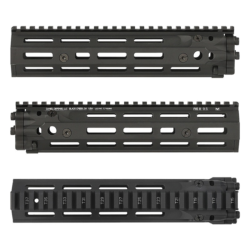 Airsoft Artisan DDタイプ MK18 RISIII M-LOK ハンドガード 9.5inch BK