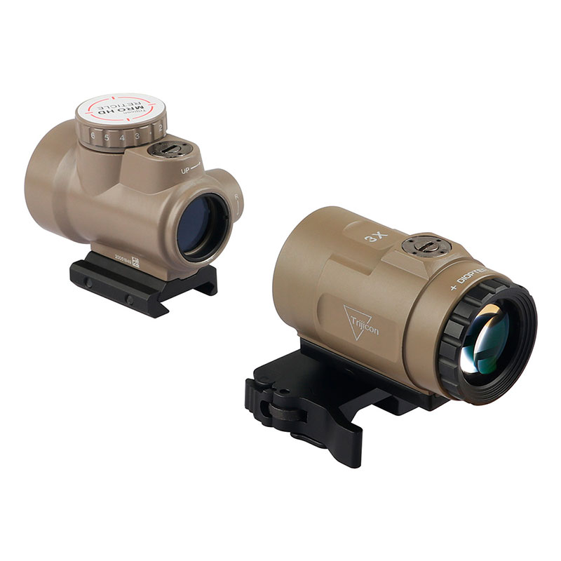 TRタイプ MROドットサイト&3倍マグニファイヤーセット TAN | 光学機器