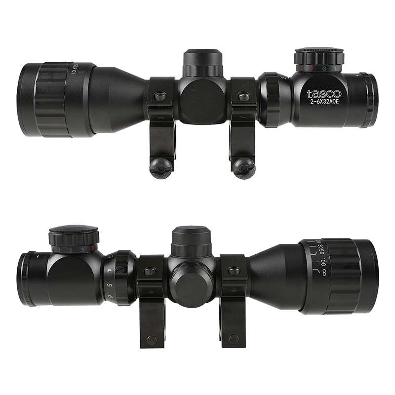 ライフルスコープ 2-6X32AOE イルミネーション レティクル 三色 | 光学