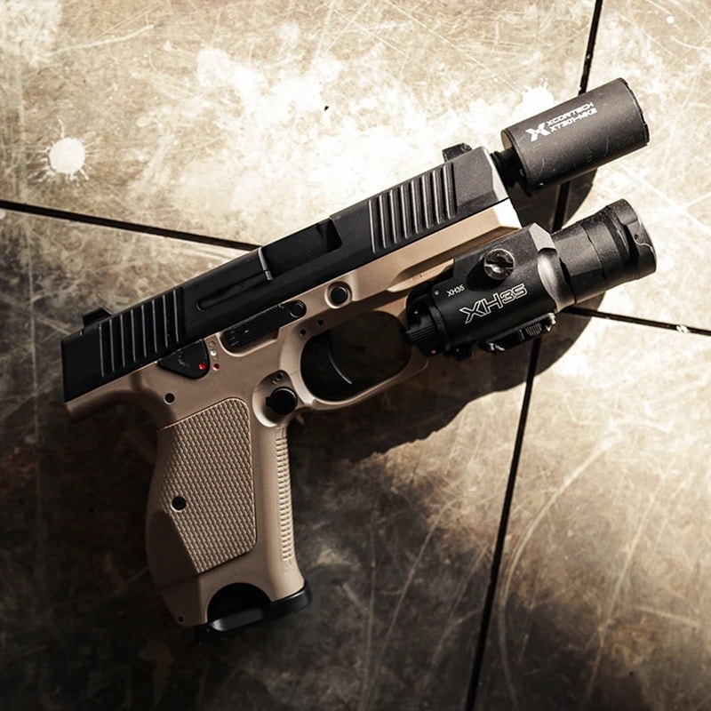 KIZUNA WORKS カラシニコフ PL-15K ガスブローバックハンドガン 2-Tone