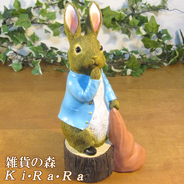 ピーターラビット うさぎ 置物 スカーフ ラビット ウサギ 干支 正月