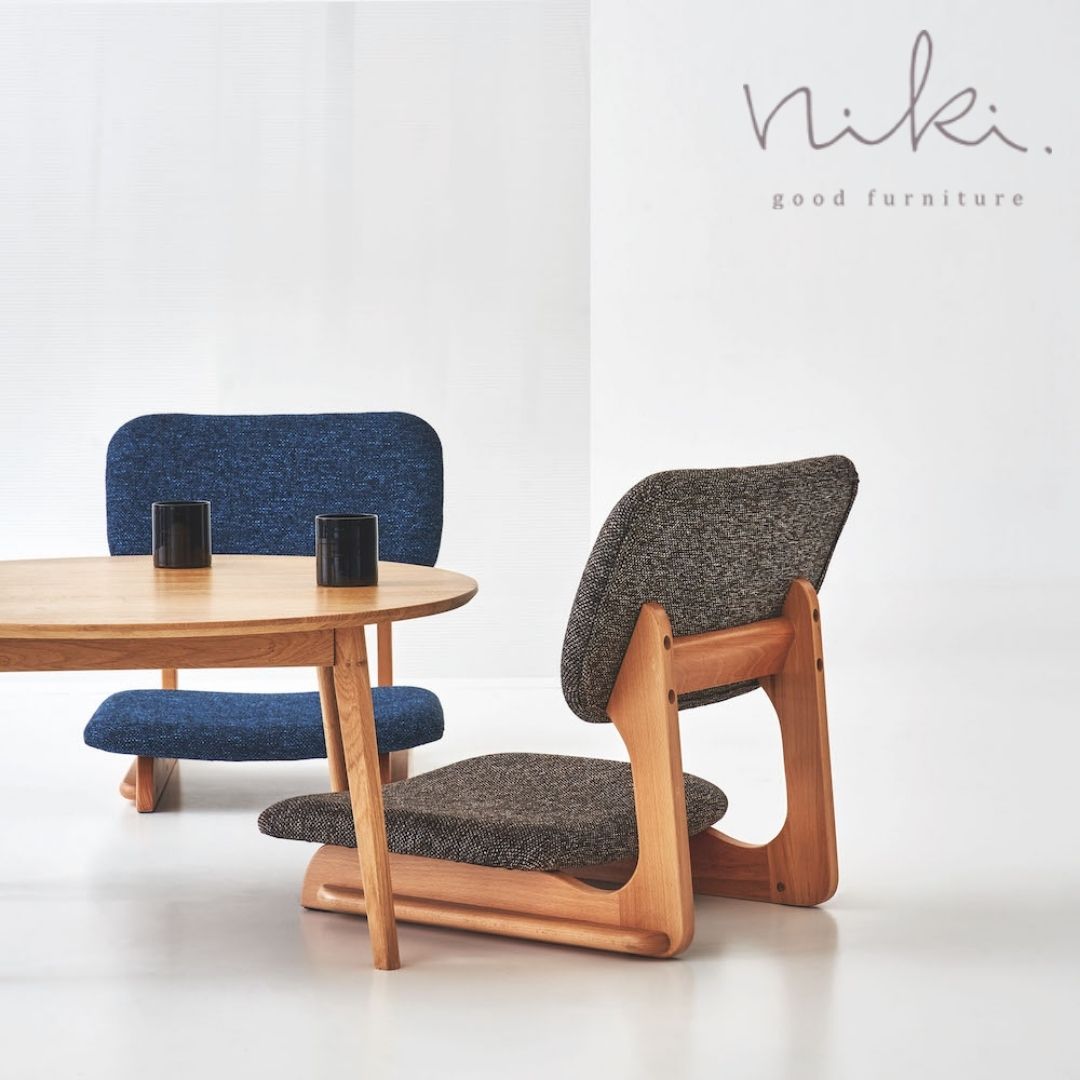 ○ベージュ新色入荷○チュラルな生地感と天然木のおしゃれな座椅子