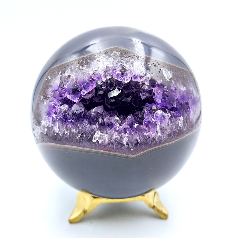 アメシストジオードスフィア 笑い口 ブラジル産 約823g | ☆形状別に