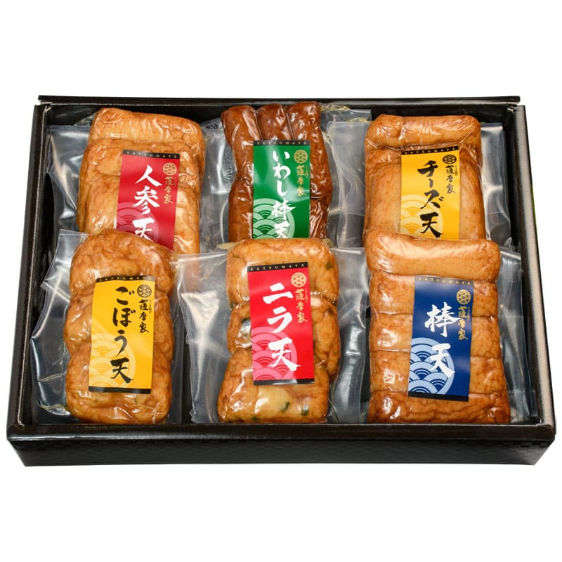 送料込】さつま揚げ真空詰合せ(6種23枚入) No.39 K 薩摩家 | 薩摩家