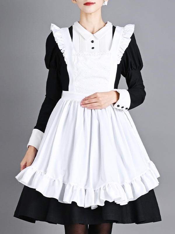 フリルエプロン ブラック | NO.S PROJECT