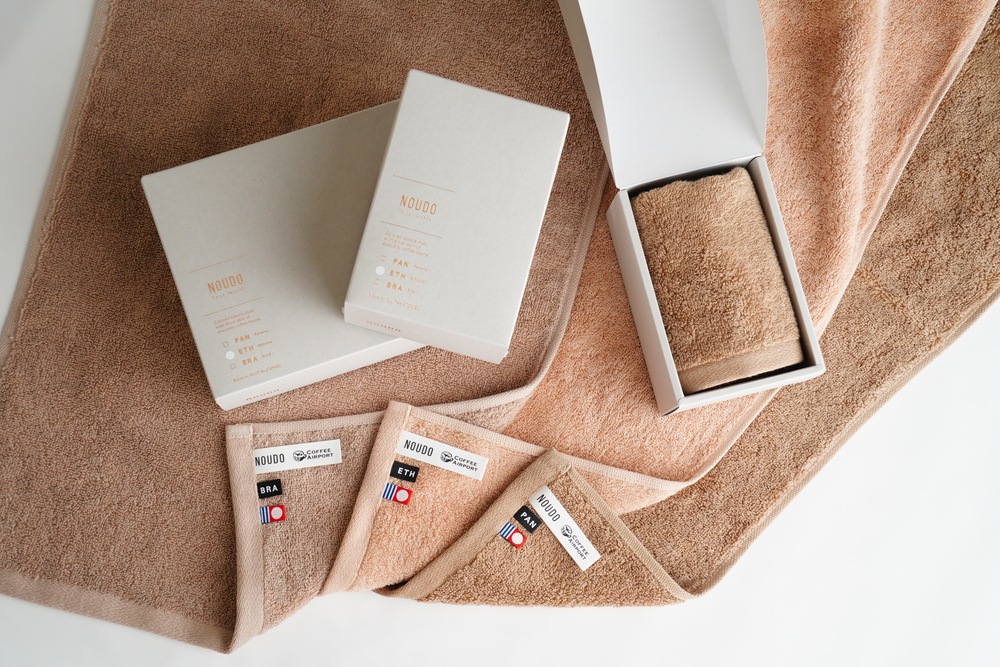 NOUDO × FUJITAKA TOWEL コーヒーチャフ染め アソートタオルセット
