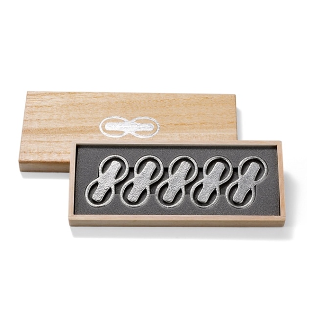 箸置 - 8 - 5ヶ入｜錫製雑貨・酒器の通販は能作オンラインショップ