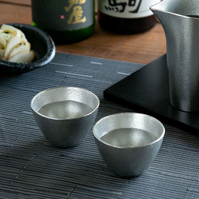 ぐい呑 2ヶセット｜錫製雑貨・酒器の通販は能作オンラインショップ【公式】