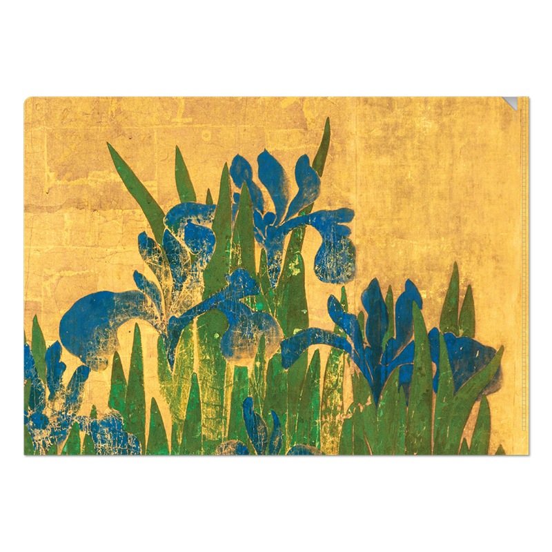 A4メタリックファイル：尾形光琳《燕子花図》 | クリアファイル | 大阪