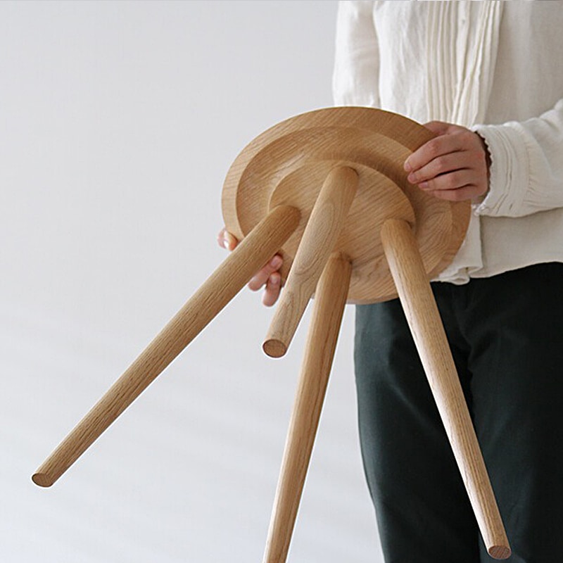 PICO (ピコ) スツール 【軽くてシンプルな無垢の木のスツール