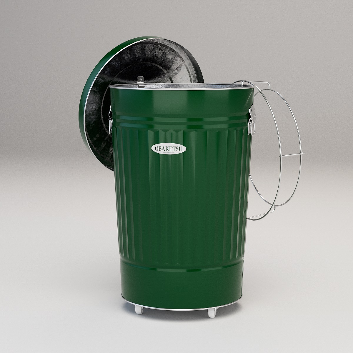 OBAKETSU】ゴミ箱 ホルダー付き42Lキャスター付き | 42L | OBAKETSU