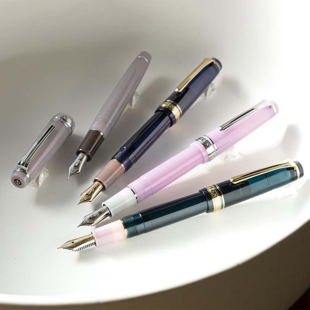 セーラー万年筆 sailor 四季織 山水 万年筆 駒草（こまくさ） 中細（MF