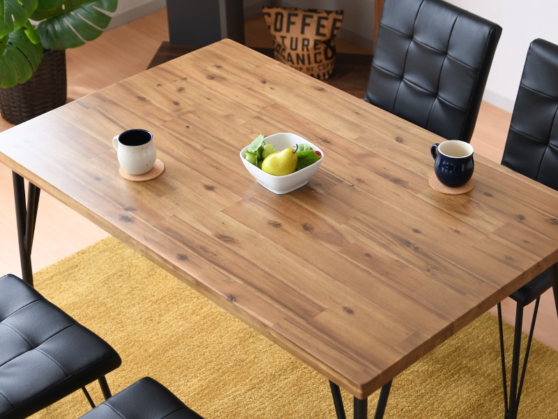 ダイニングテーブル 単品 長方形 120×75 テーブルのみ 4人掛けテーブル