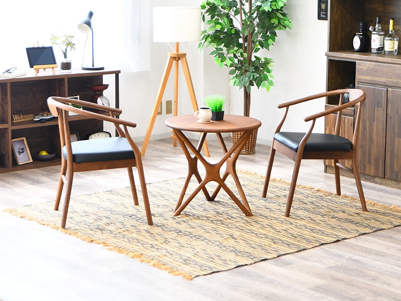 サイドテーブルセット 3点 ミニテーブル カフェテーブル 2人掛け