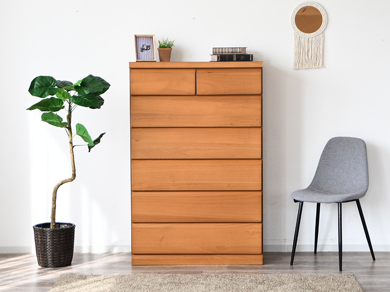 特価価格 チェスト ハイチェスト チェスト 桐 完成品 6段 90 木製 日本